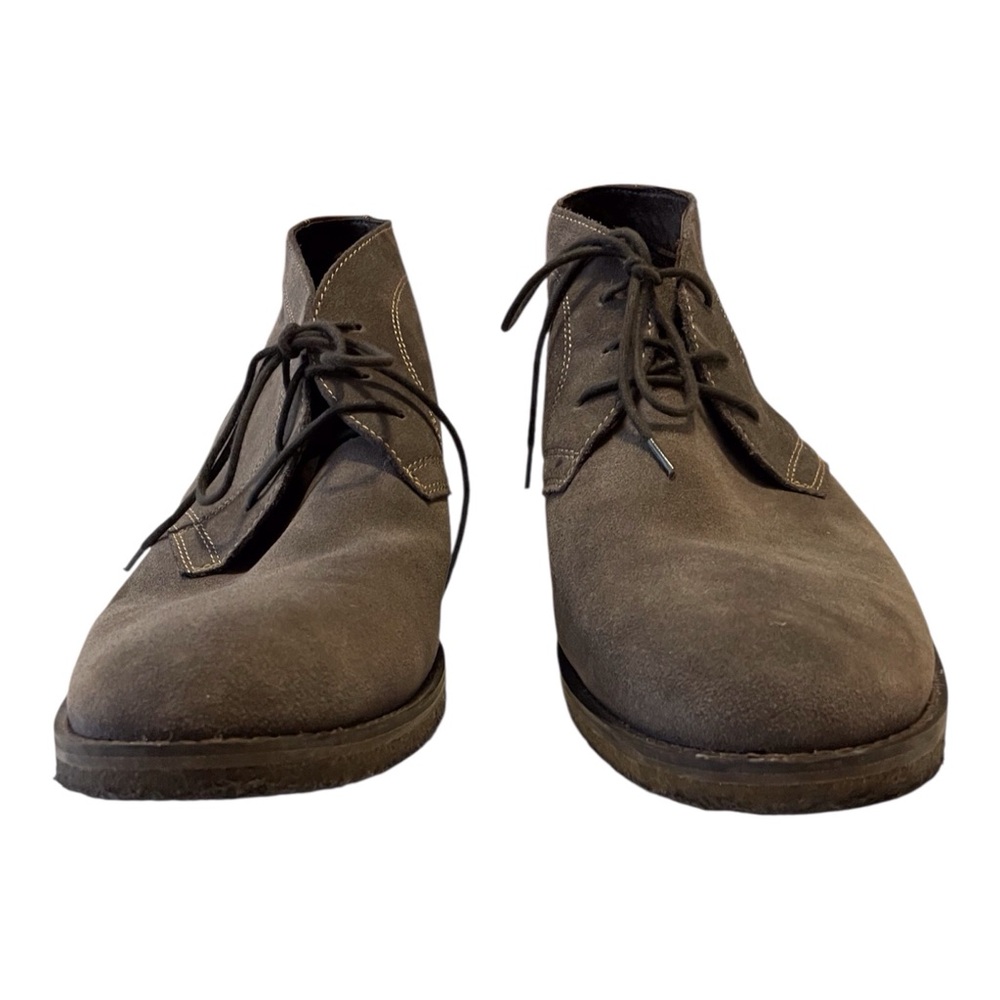 Johnston & Murphy Chukka Casual Boots Lace Up Men’s Size 13 Gray Suede - Picture 3 of 13